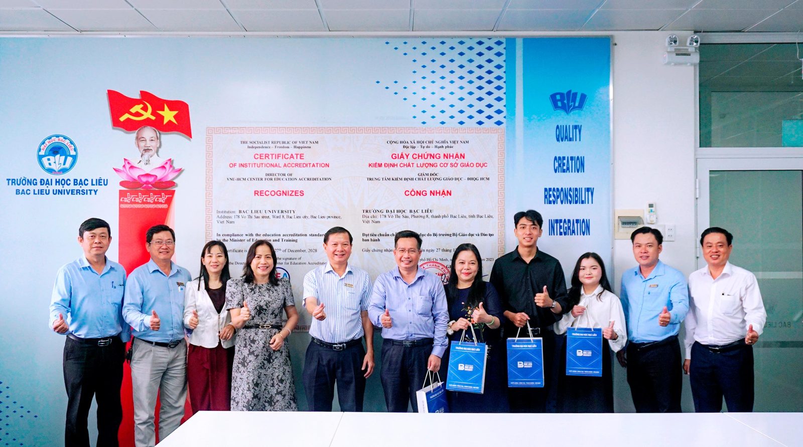 Làm việc với Trường Đại học Bạc Liêu, hướng tới ký kết bản ghi nhớ hợp tác