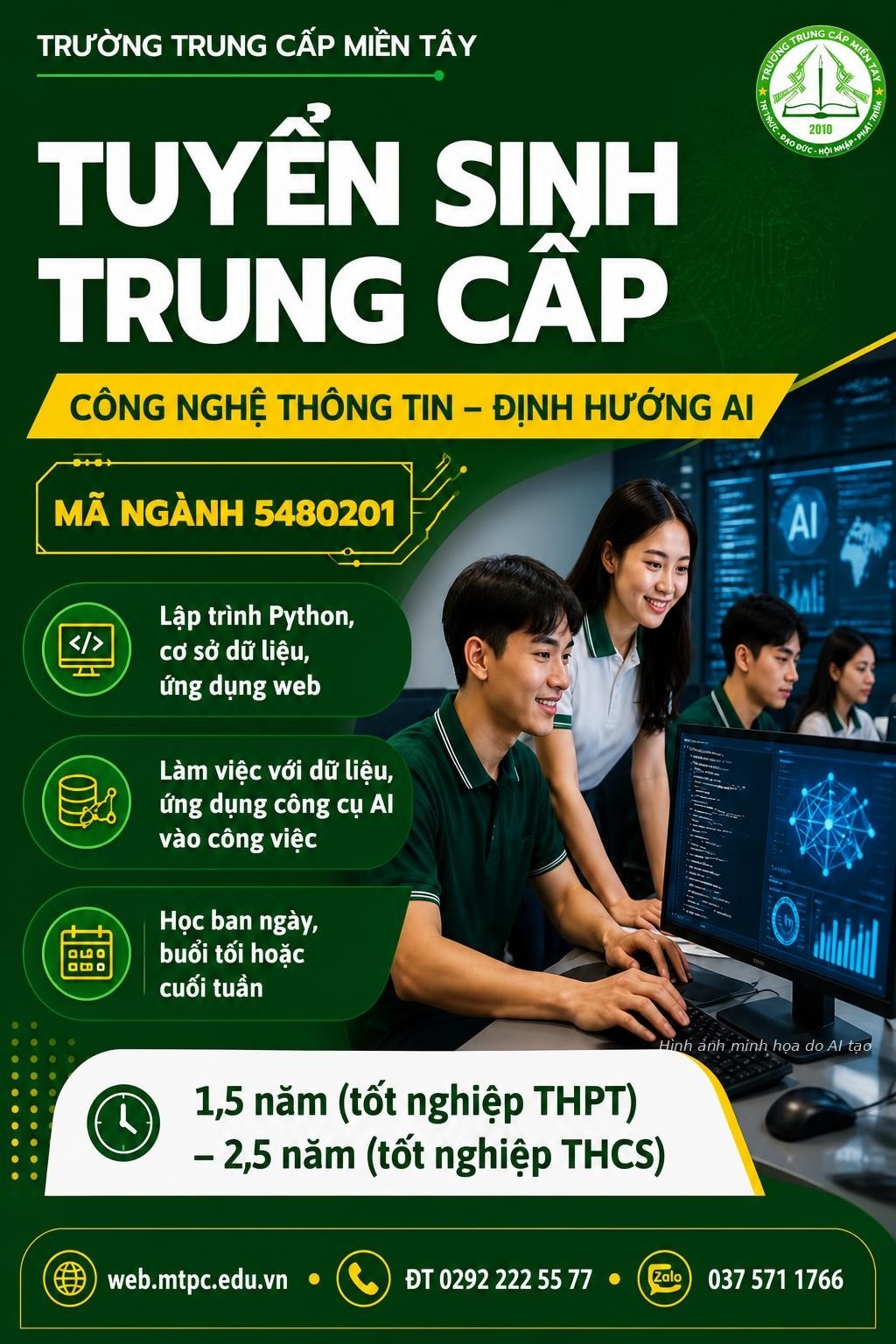 Ngành Công nghệ thông tin – định hướng AI